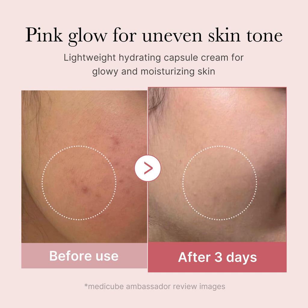 medicube Capsule Cream with Deep Vitamin C | Liposome Vitamin C Golden Capsule for Radiance & Firm-Looking Skin | Hydrating Glow Gel Texture | Korean Skincare, 1.94 oz