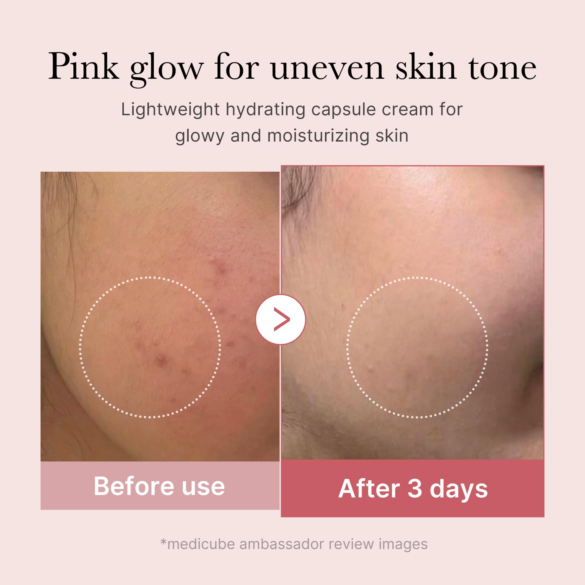 medicube Capsule Cream with Deep Vitamin C | Liposome Vitamin C Golden Capsule for Radiance & Firm-Looking Skin | Hydrating Glow Gel Texture | Korean Skincare, 1.94 oz