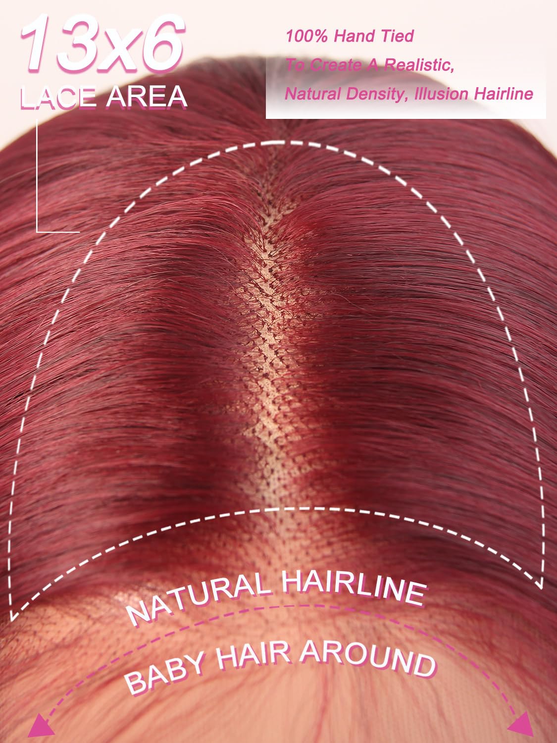 Synthetic Lace Front Wig, Honey Blonde Wig 13x6 Hd Lace Pre-Plucked Long Straight Highlights Glueless Wigs for Black Women 26 Inch Suitable for Everyday Wear