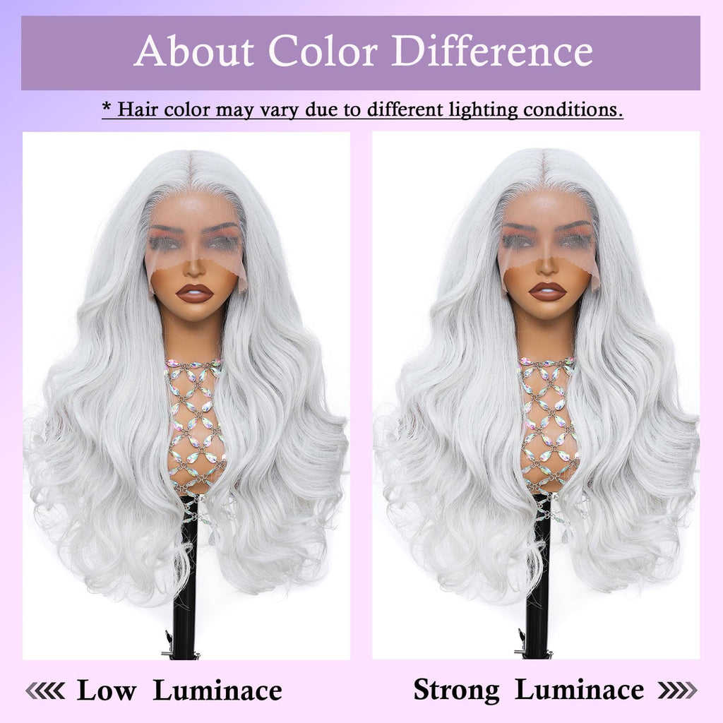 Synthetic Lace Front Wig, Honey Blonde Wig 13x6 Hd Lace Pre-Plucked Long Straight Highlights Glueless Wigs for Black Women 26 Inch Suitable for Everyday Wear
