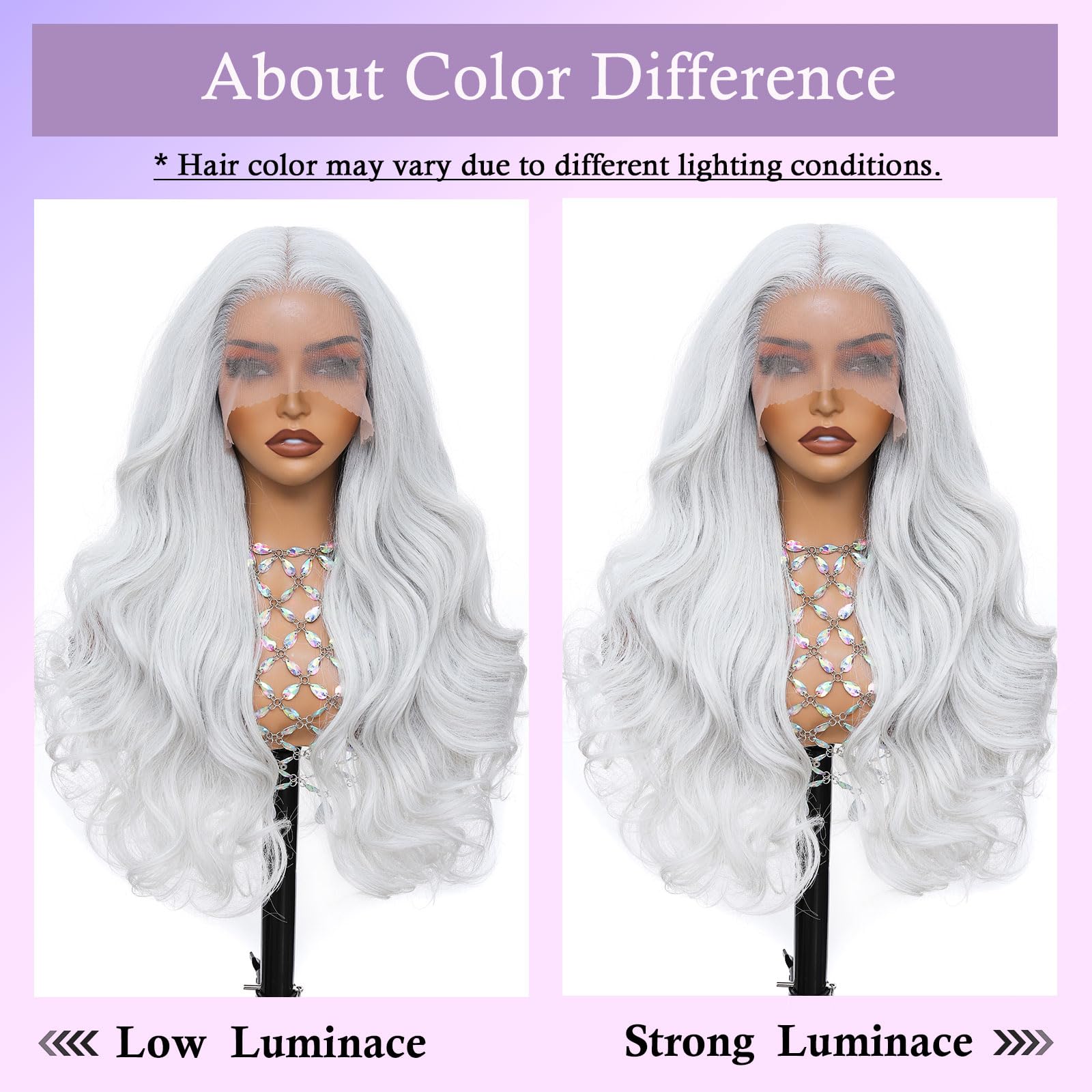 Synthetic Lace Front Wig, Honey Blonde Wig 13x6 Hd Lace Pre-Plucked Long Straight Highlights Glueless Wigs for Black Women 26 Inch Suitable for Everyday Wear