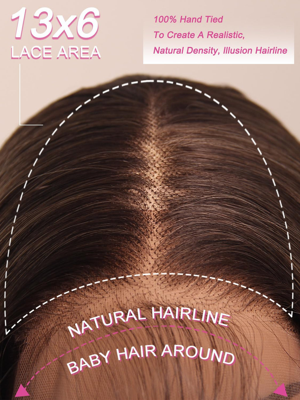 Synthetic Lace Front Wig, Honey Blonde Wig 13x6 Hd Lace Pre-Plucked Long Straight Highlights Glueless Wigs for Black Women 26 Inch Suitable for Everyday Wear