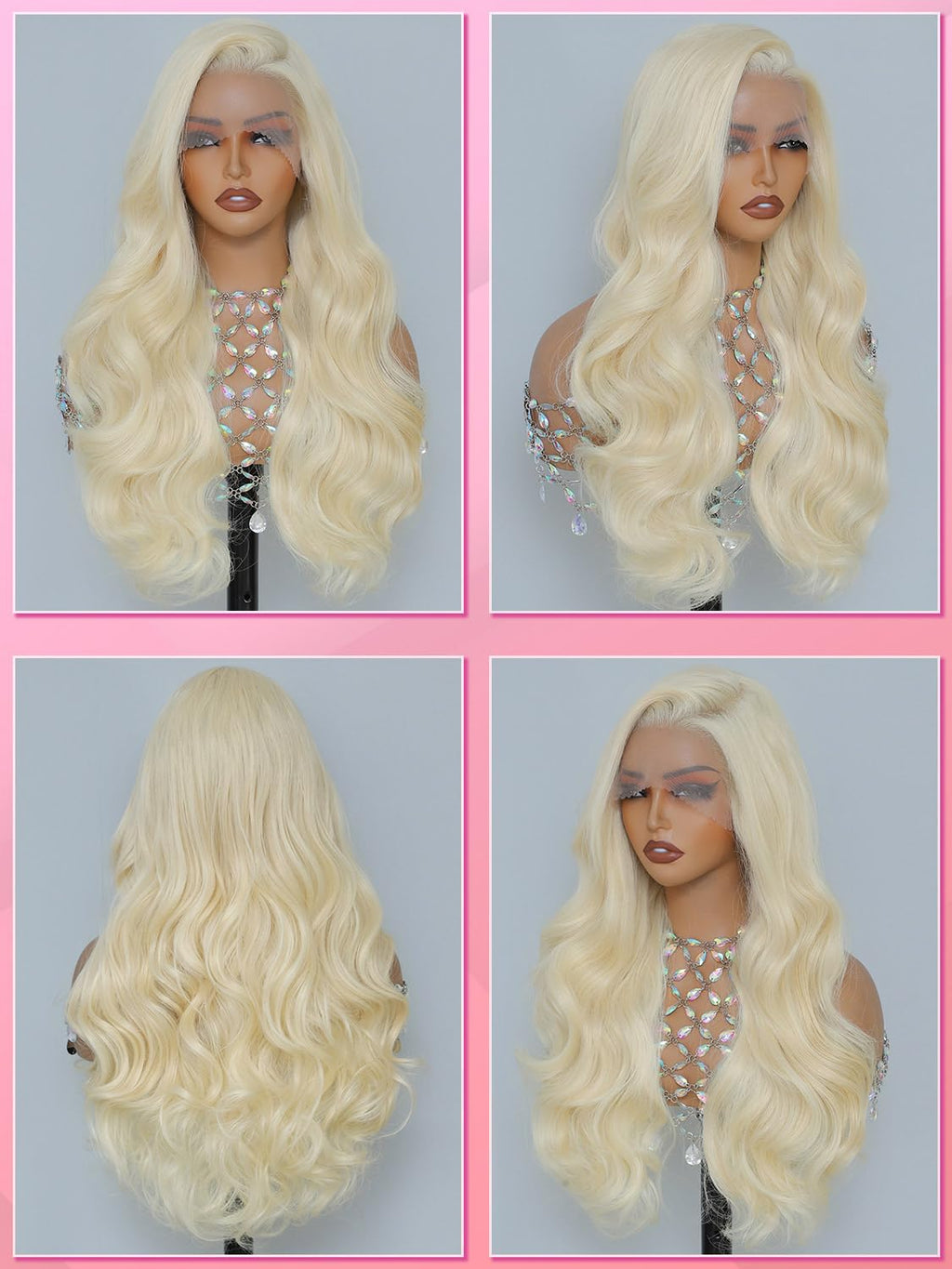 Synthetic Lace Front Wig, Honey Blonde Wig 13x6 Hd Lace Pre-Plucked Long Straight Highlights Glueless Wigs for Black Women 26 Inch Suitable for Everyday Wear