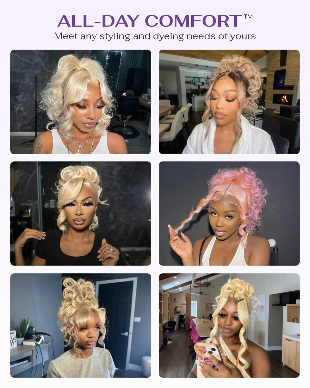wigcool Hidden Strap Body Wave 360 613 Lace Front Wig Human Hair Glueless Wigs Human hair Pre Plucked Pre Bleached 180% Density Blonde Wig With Drawstring HD Full Lace Human Hair Wigs 20Inch