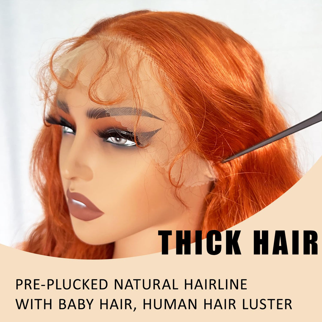 SOKU 13x6 Lace Frontal Water Wave Wigs with Baby Hair Natural Black 34 Inch Long Synthetic Hair Pre-plucked Free Part Transparent Swiss Lace Front Wavy Wigs for Women