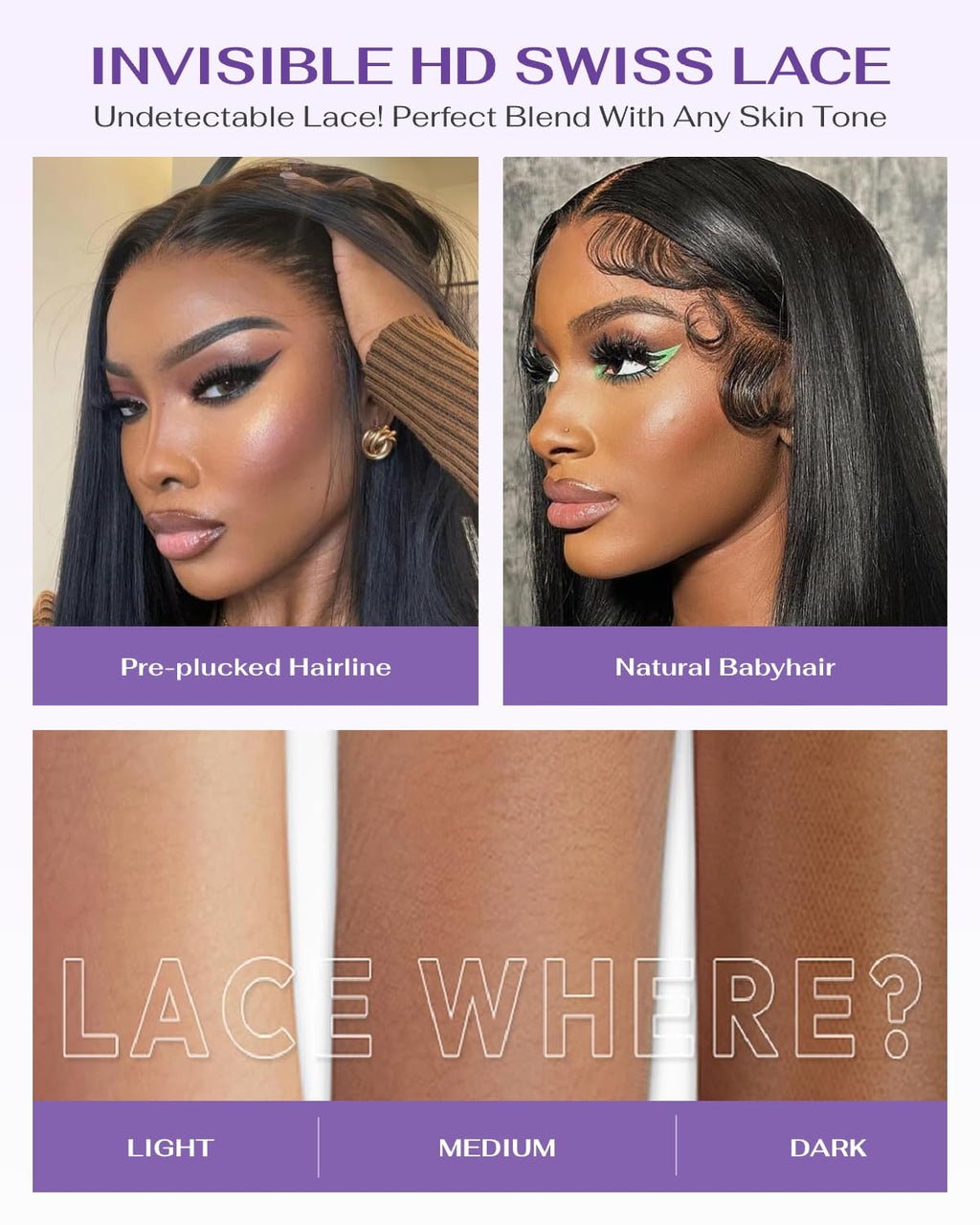 wigcool Hidden Strap Body Wave 360 613 Lace Front Wig Human Hair Glueless Wigs Human hair Pre Plucked Pre Bleached 180% Density Blonde Wig With Drawstring HD Full Lace Human Hair Wigs 20Inch