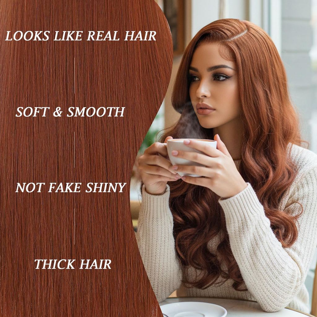 Synthetic Lace Front Wig, Honey Blonde Wig 13x6 Hd Lace Pre-Plucked Long Straight Highlights Glueless Wigs for Black Women 26 Inch Suitable for Everyday Wear