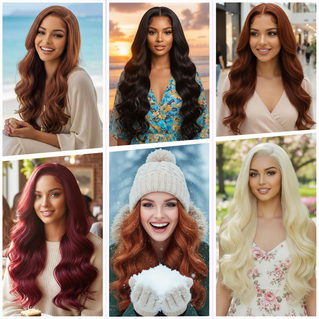 Synthetic Lace Front Wig, Honey Blonde Wig 13x6 Hd Lace Pre-Plucked Long Straight Highlights Glueless Wigs for Black Women 26 Inch Suitable for Everyday Wear