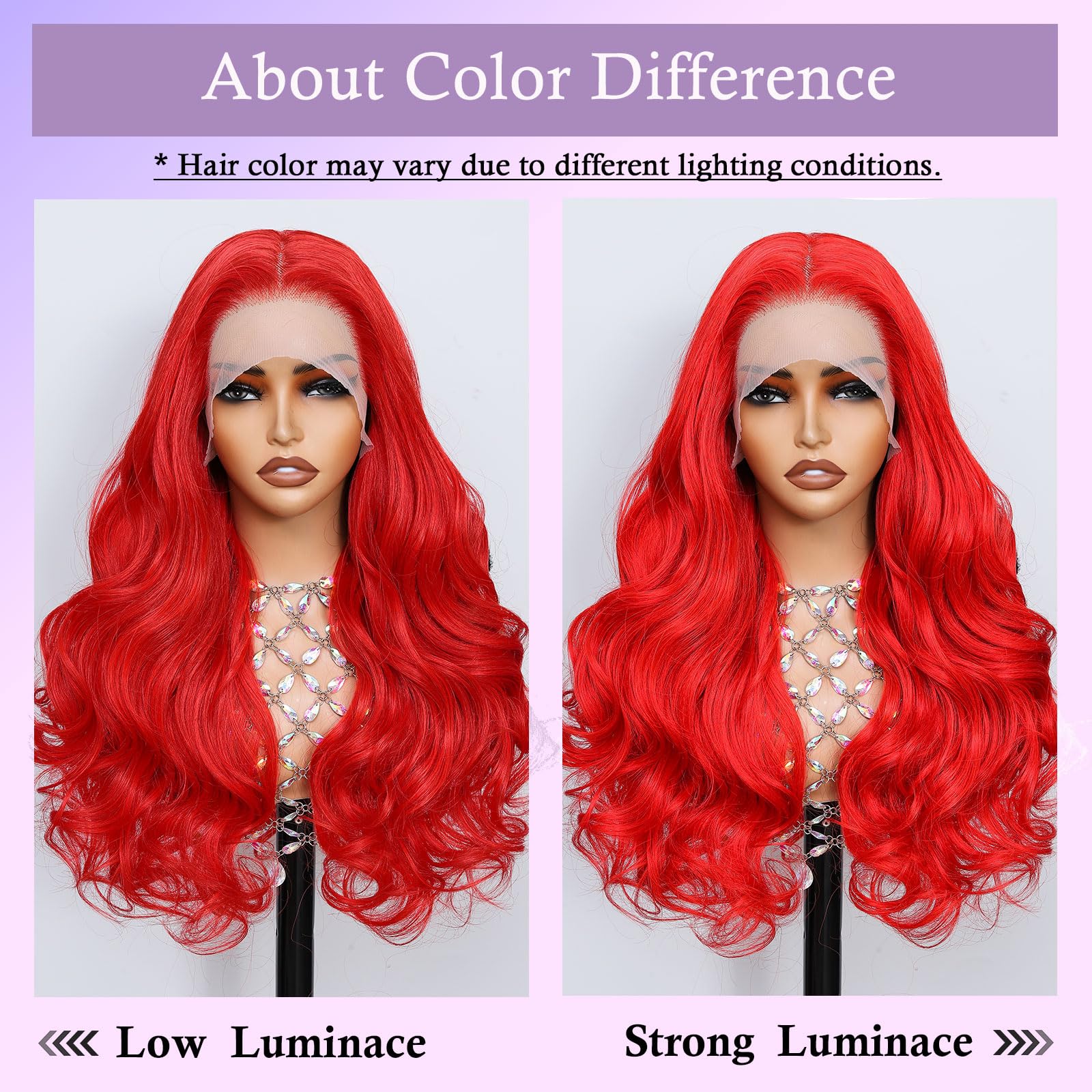 Synthetic Lace Front Wig, Honey Blonde Wig 13x6 Hd Lace Pre-Plucked Long Straight Highlights Glueless Wigs for Black Women 26 Inch Suitable for Everyday Wear