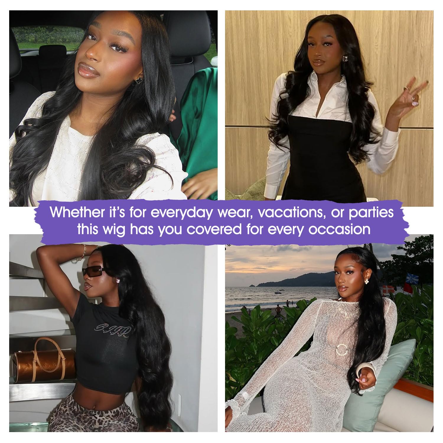 Lemoda Wholesale 13X4 Body Wave Human Hair Lace Front Wigs 16inch Natural Black 200% Density Brazilian HD Lace Wig Natural Hairline Color 1B 100% Human Hair Wig
